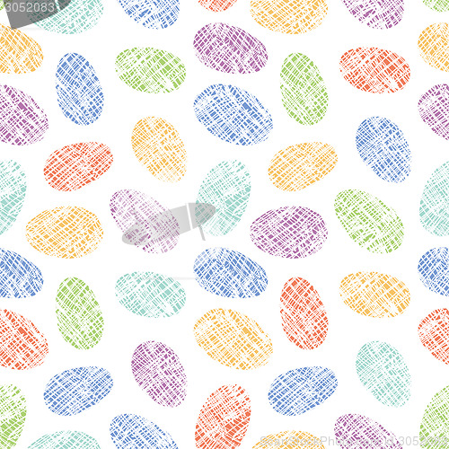 Image of Easter Eggs Seamless Pattern