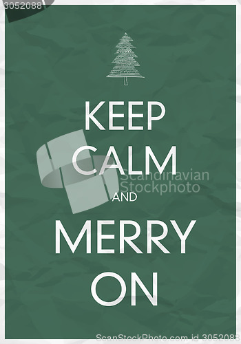 Image of Keep Calm And Merry On