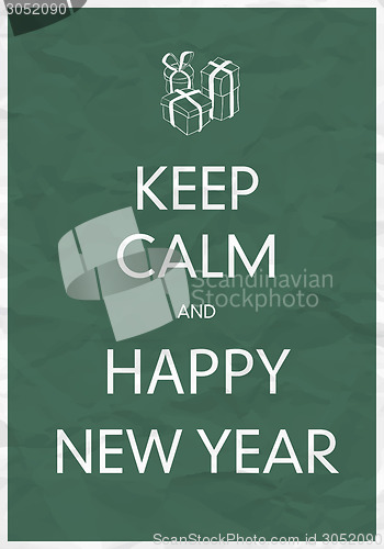 Image of Keep Calm And Happy New Year
