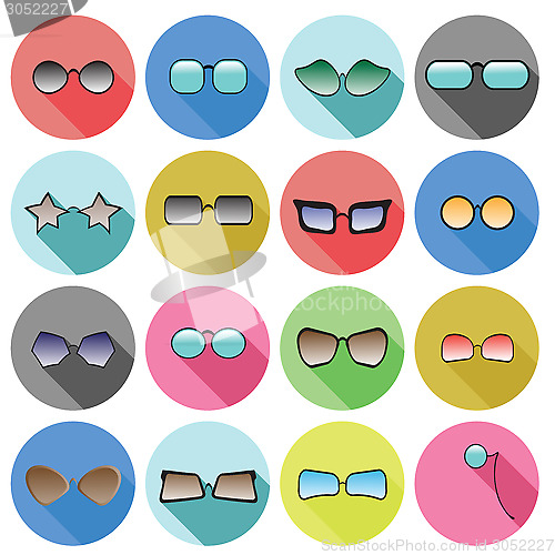 Image of glasses icons