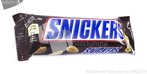 Image of Snickers chocolate bar