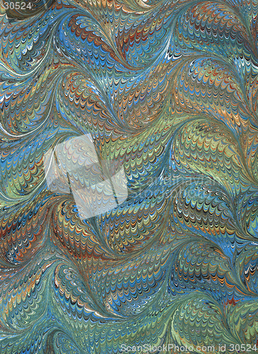Image of Renaissance/Victorian Marbled Paper 4