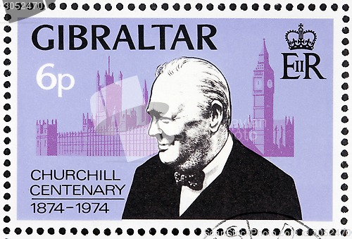 Image of Churchill Stamp