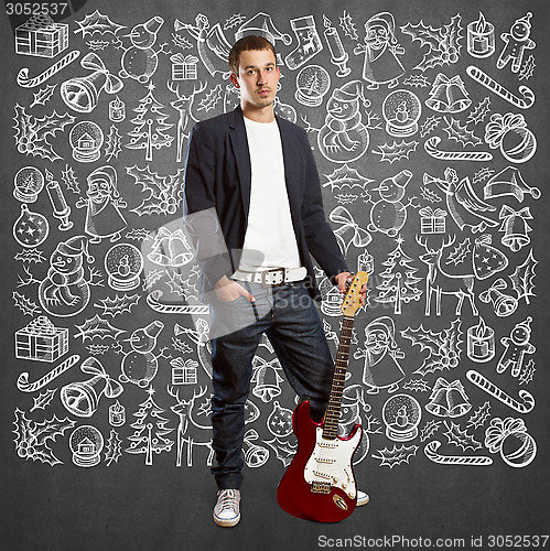 Image of Man Looking For Christmas Gifts