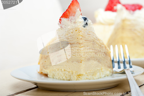Image of crepe pancake cake 
