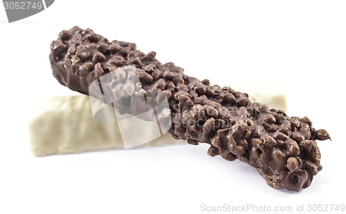 Image of White chocolate bar with filling