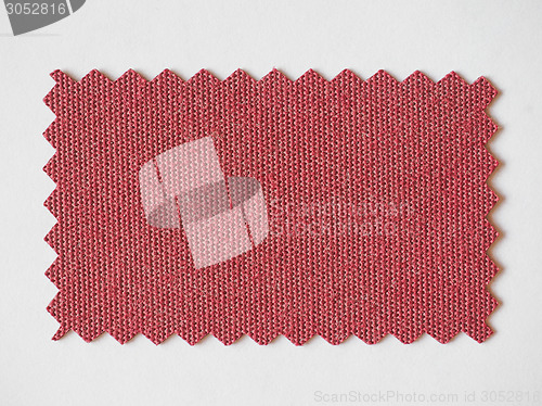 Image of Red fabric sample