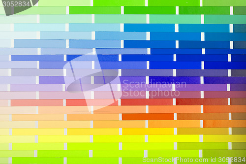 Image of Vector colour card (paper) with various colors 