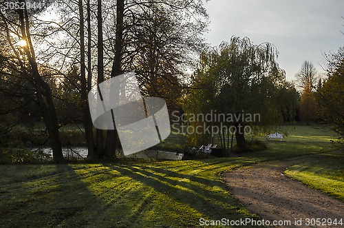 Image of Path at Sunset