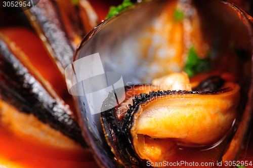 Image of Mussels in italian rustic style