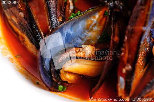 Image of Mussels in italian rustic style