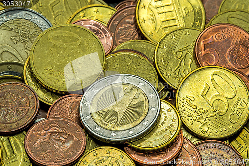 Image of Euro coins