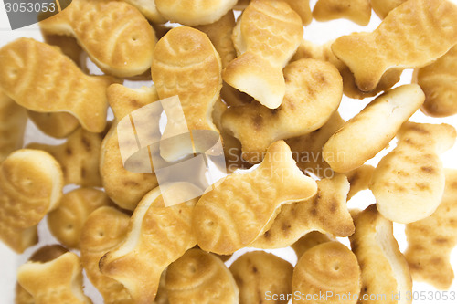 Image of salted cookies stack