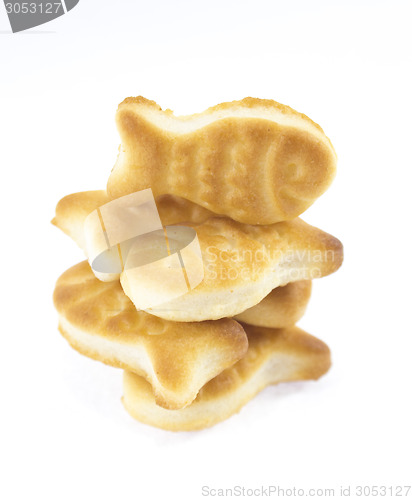 Image of salted cookies stack