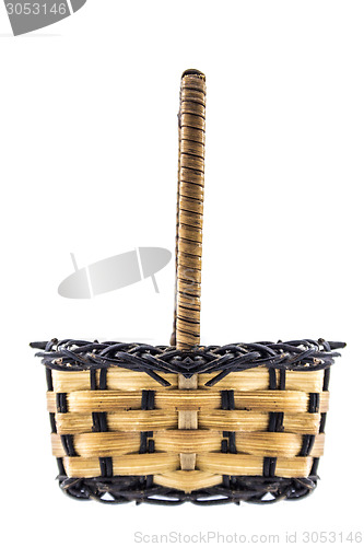 Image of empty wicker basket 