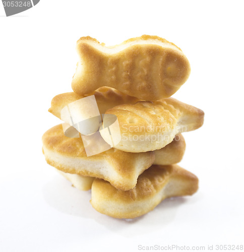 Image of salted cookies stack