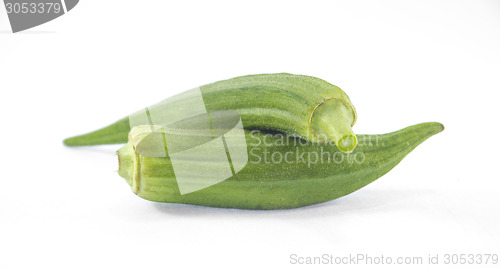 Image of Pile of fresh okra