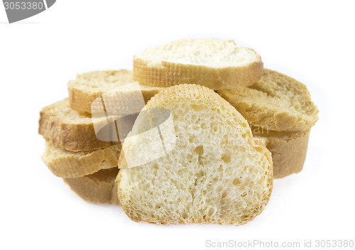 Image of White bread slices