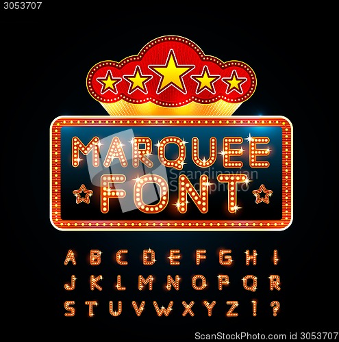 Image of Retro font