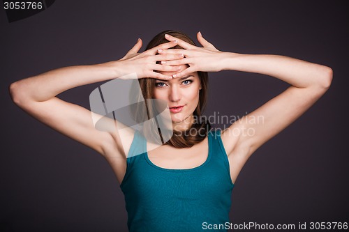 Image of Woman face and shoulders