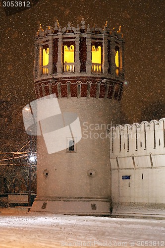 Image of Novodevechy monastery tower in Moscow