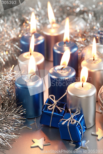 Image of Christmas candles