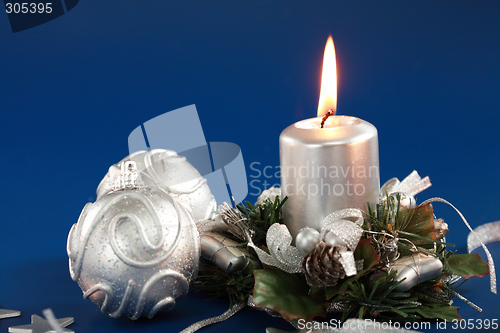 Image of Christmas candle