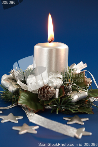 Image of Christmas candle