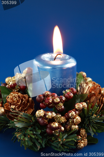 Image of Christmas candle