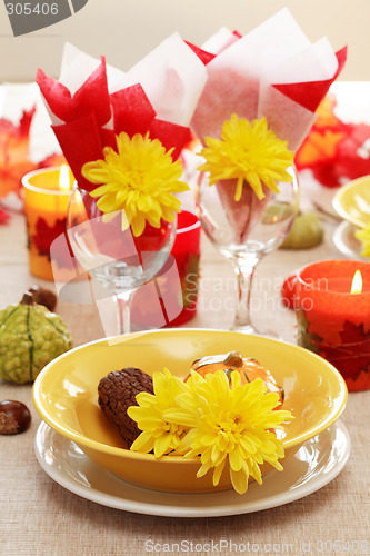 Image of Autumn table setting
