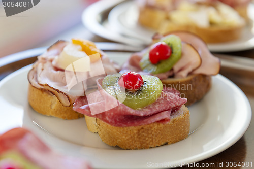 Image of Sandwiches on plate