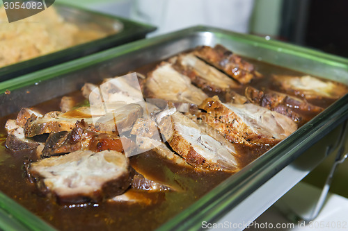 Image of Roast pork with sauce