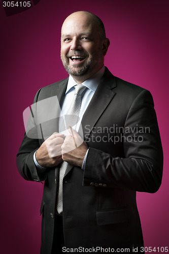 Image of Laughing business man