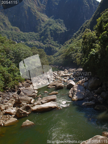 Image of andes scenery around Machu Picchu