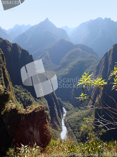 Image of andes scenery around Machu Picchu
