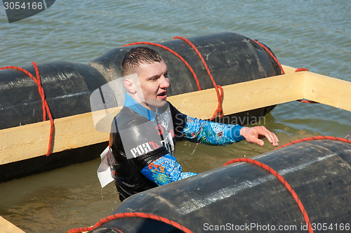 Image of Diving down in cold water