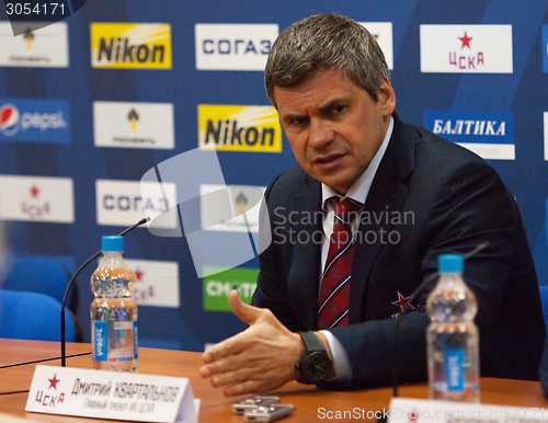 Image of Kvartalnov Nikita, head coach of CSKA team