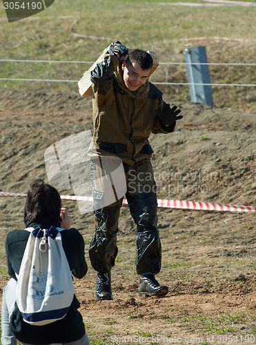 Image of Photographer shoot a sportsman