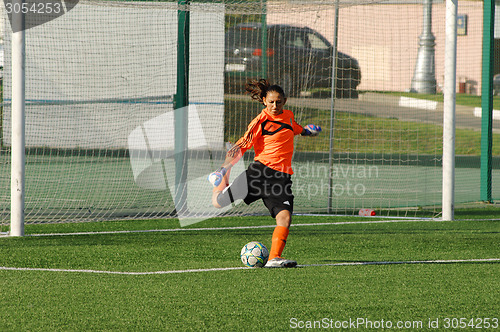 Image of Grichenko Tatiana (16), goaltender of Kubanochka team