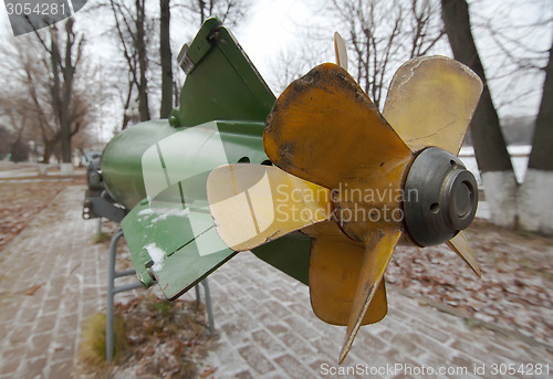 Image of Back of sea mine