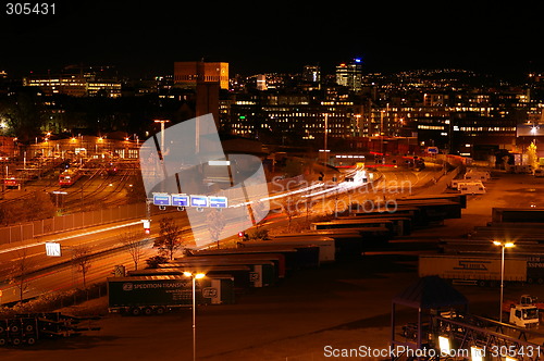 Image of Oslo by night