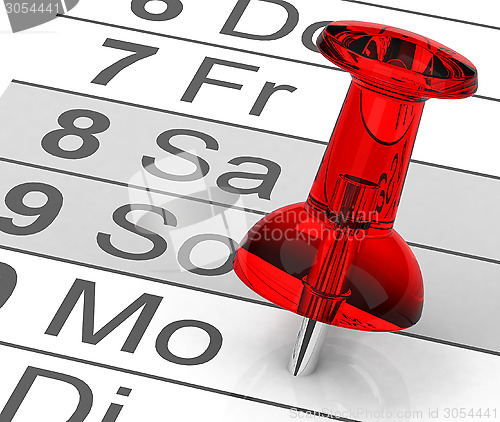 Image of The calendar 
