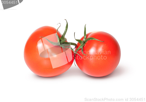 Image of Two Red Ripe Tomatoes