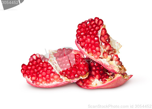 Image of Slice Of Ripe Juicy Pomegranate
