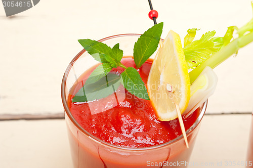 Image of fresh tomato juice