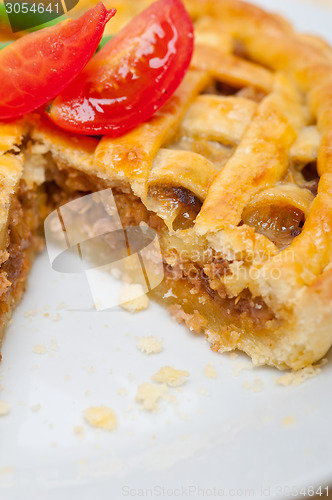 Image of home made beef pie