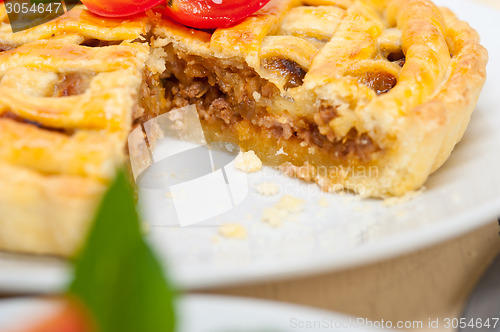 Image of home made beef pie