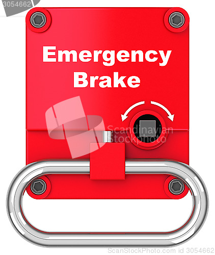 Image of The emergency brake