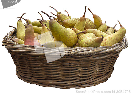 Image of Pears in a basket 