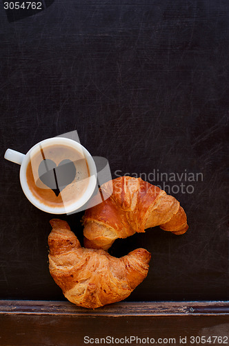 Image of heart sign coffee